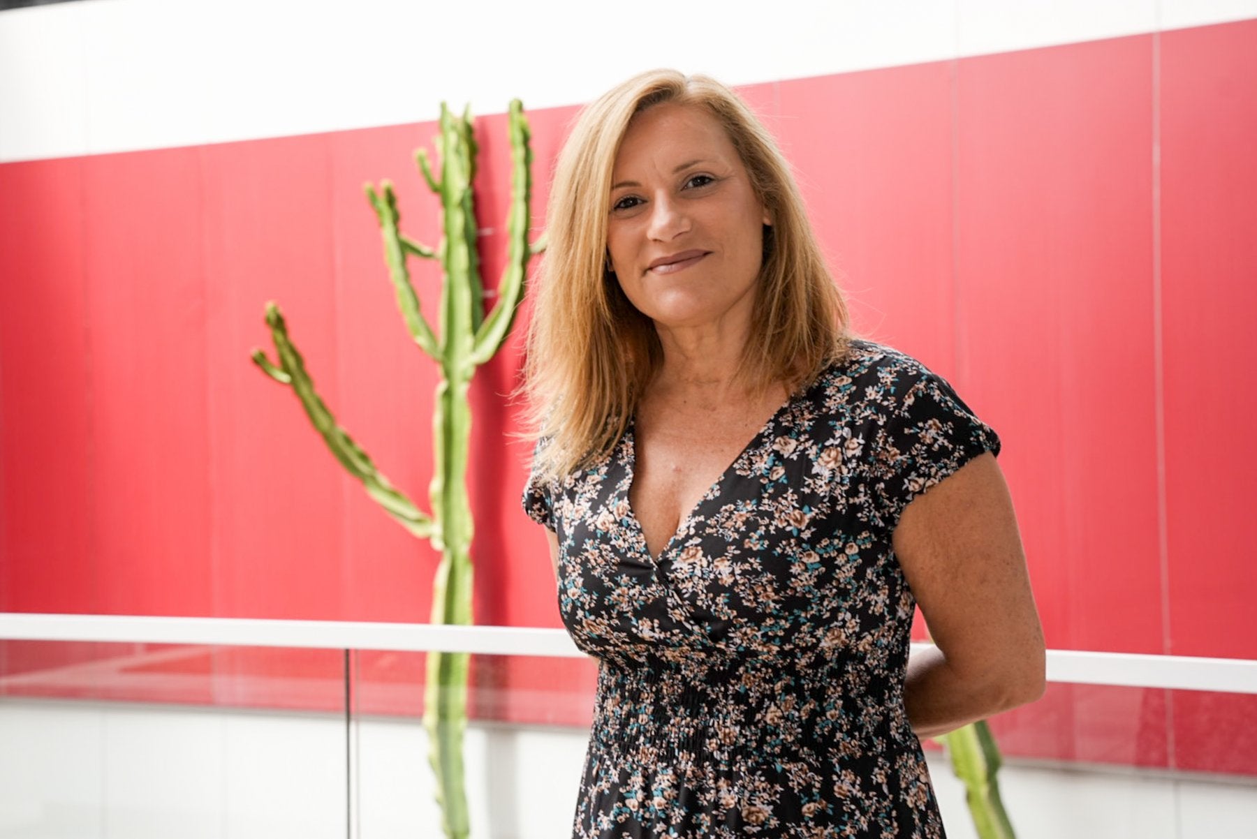 Marian Álvarez, en la sede de CANARIAS7 antes de la entrevista.