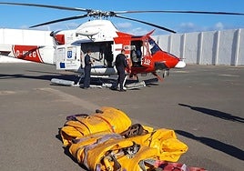 Imagen de archivo del helicóptero del GES.