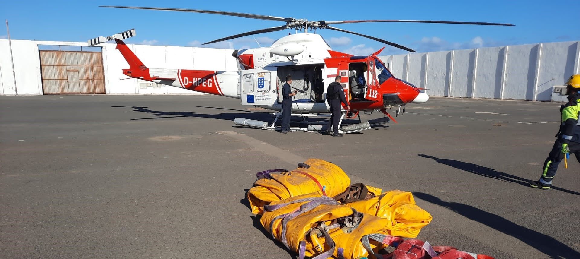 Imagen de archivo del helicóptero del GES.