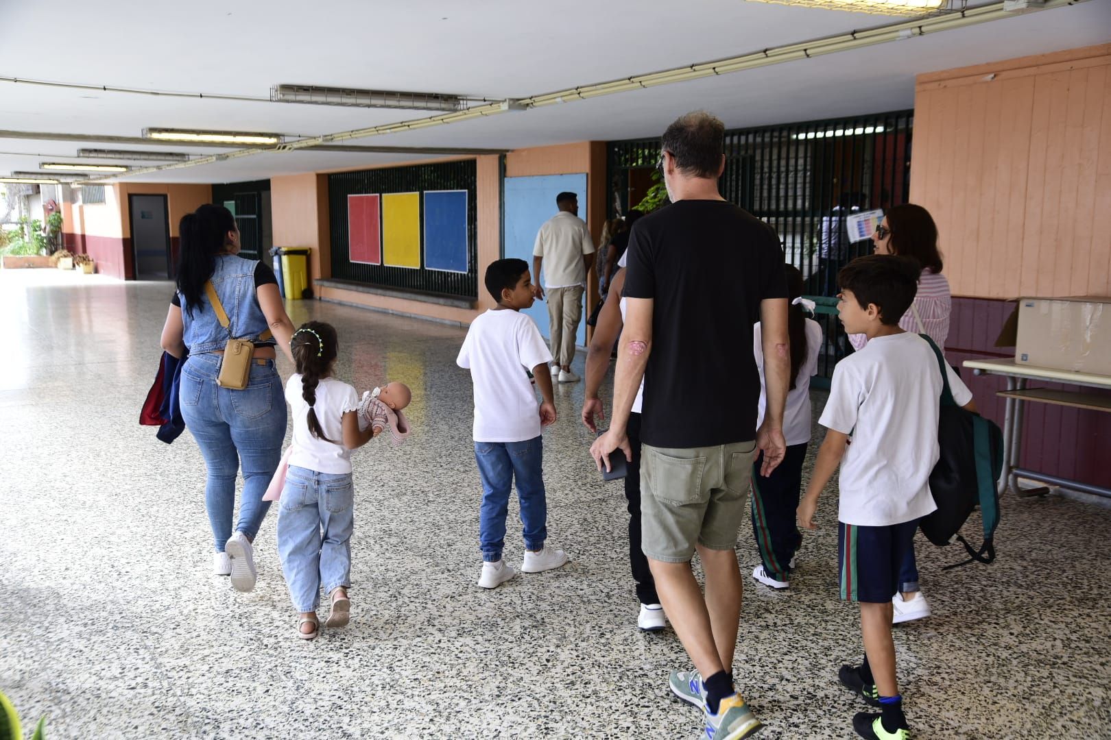 Así se vivió la vuelta al colegio de infantil y primaria en el Federico García Lorca en Las Palmas de Gran Canaria