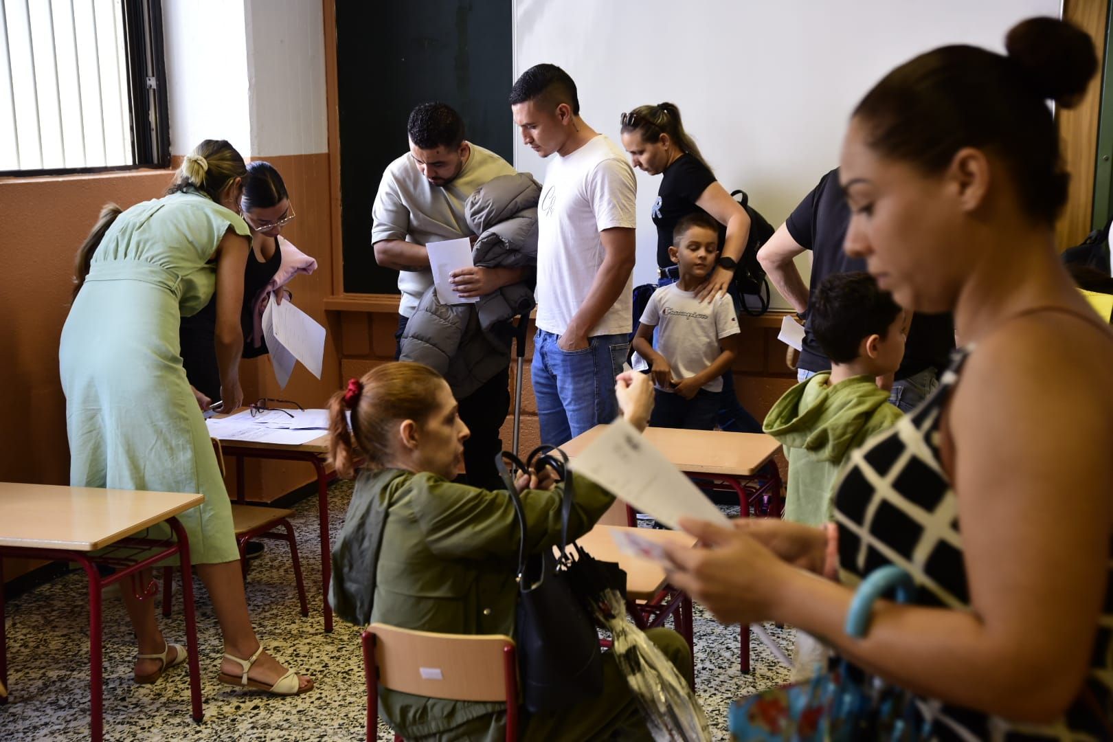 Así se vivió la vuelta al colegio de infantil y primaria en el Federico García Lorca en Las Palmas de Gran Canaria