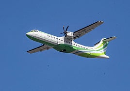 Imagen de archivo de un avión de Binter.