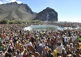 Fiesta del Charco en La Aldea de San Nicolás en 2022.