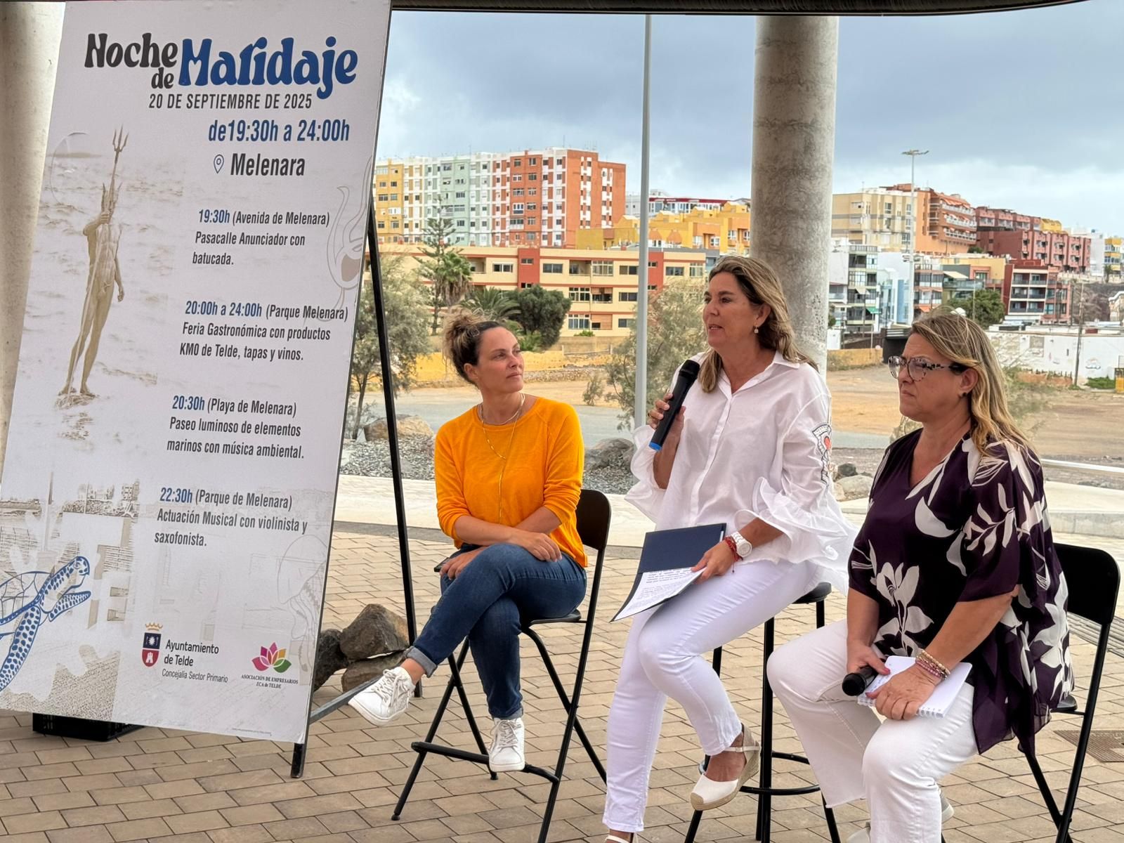 Imagen de la presentación del evento en el parque de Melenara.