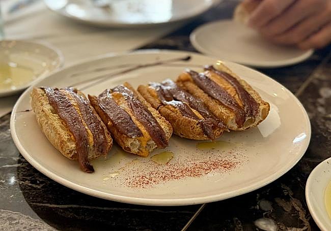 Anchoas de Santoña en El Ronqueo
