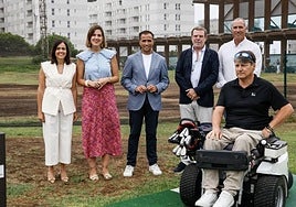 Golf adaptado para personas con movilidad reducida.