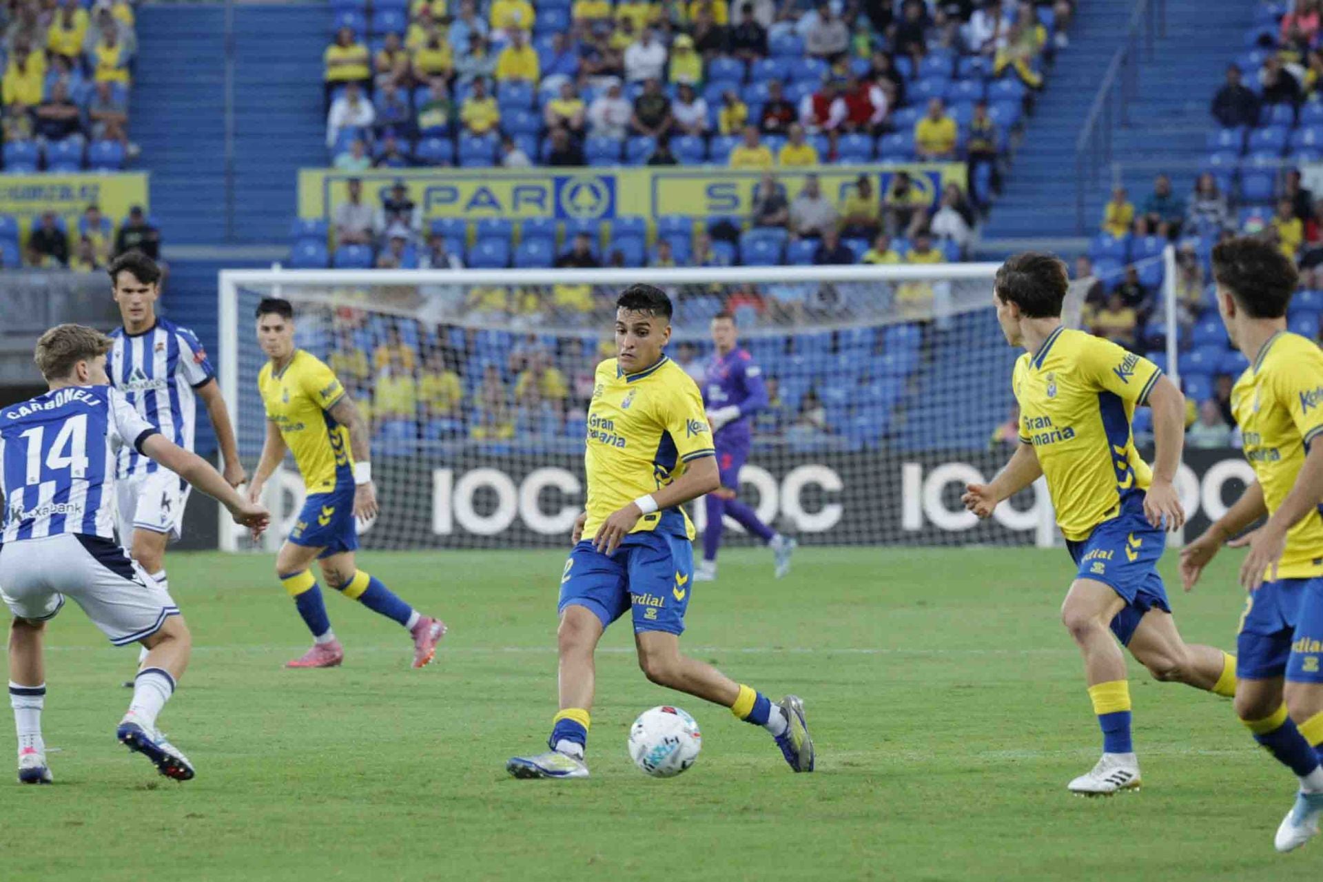 UD Las Palmas ante la Real Sociedad B, en imágenes