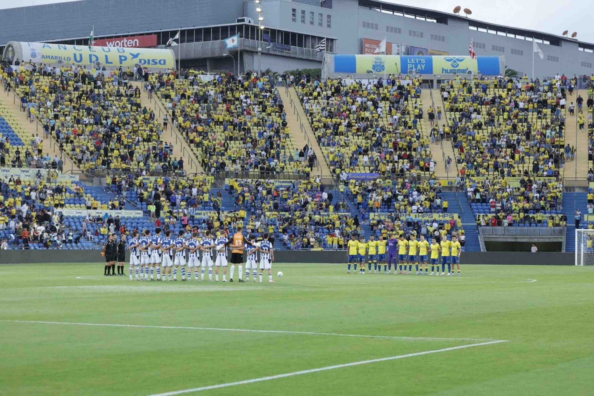 UD Las Palmas ante la Real Sociedad B, en imágenes