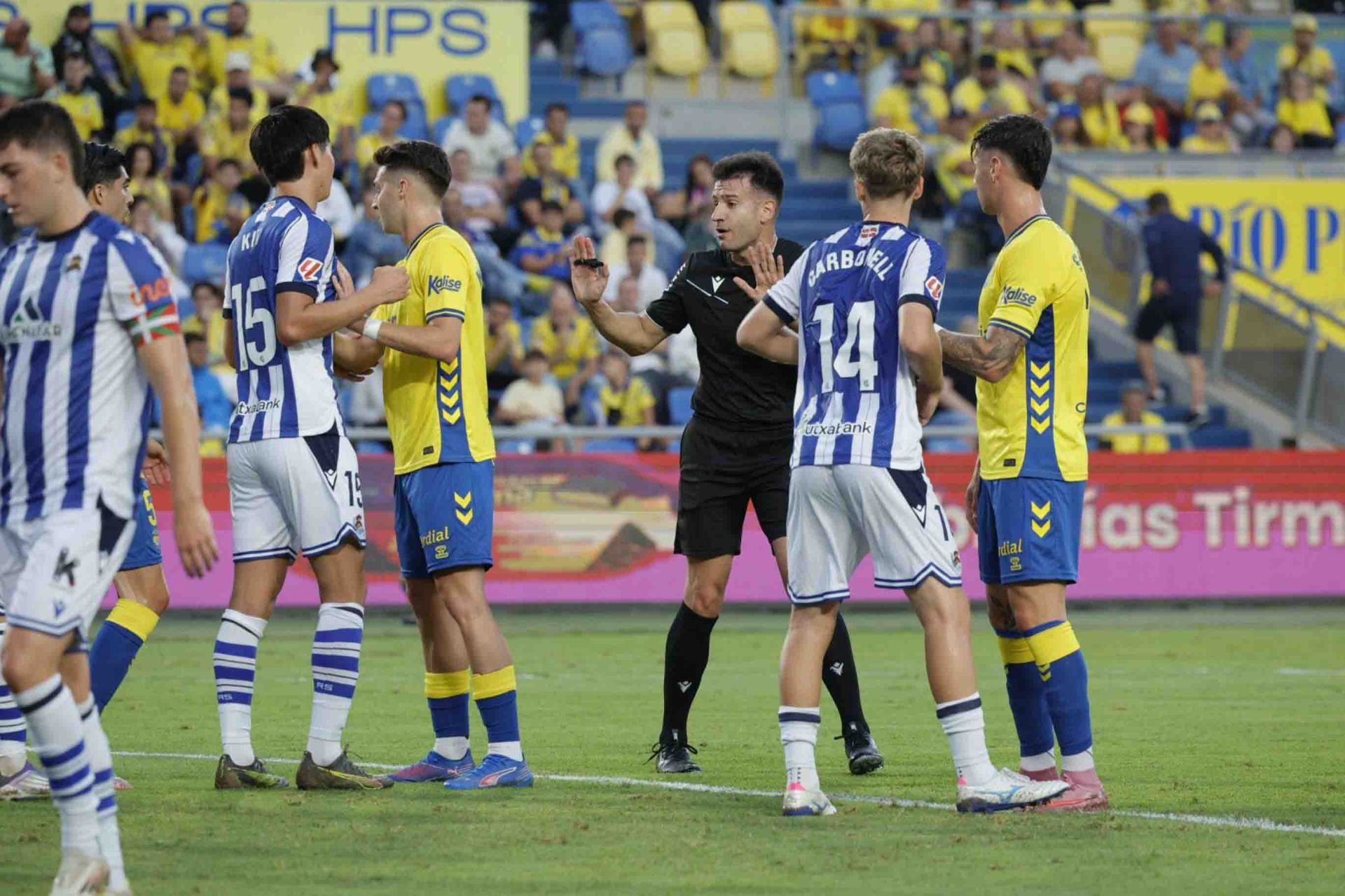 UD Las Palmas ante la Real Sociedad B, en imágenes