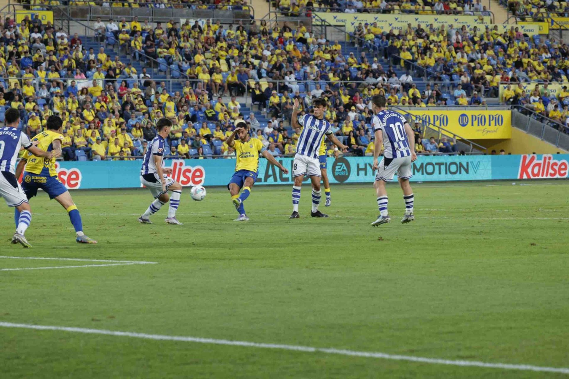 UD Las Palmas ante la Real Sociedad B, en imágenes