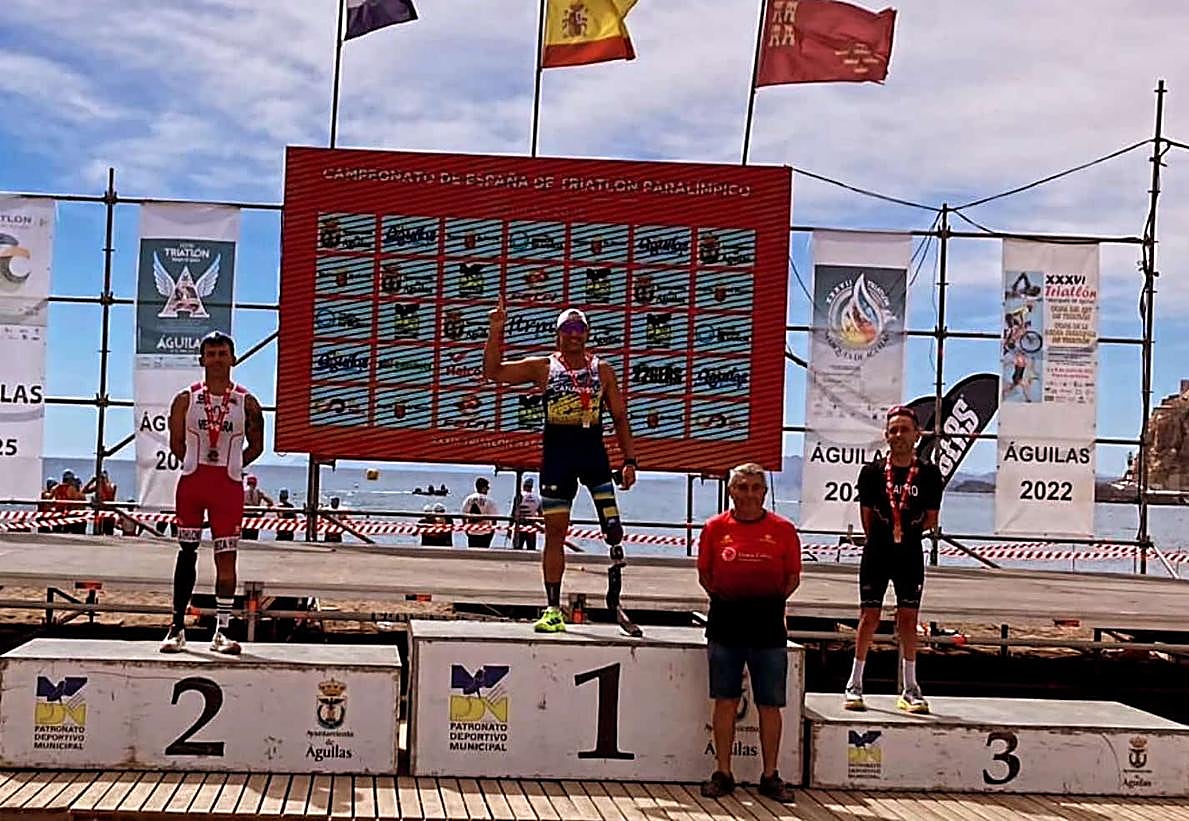 Imagen principal - Lionel Morales se proclama Campeón de España en Murcia