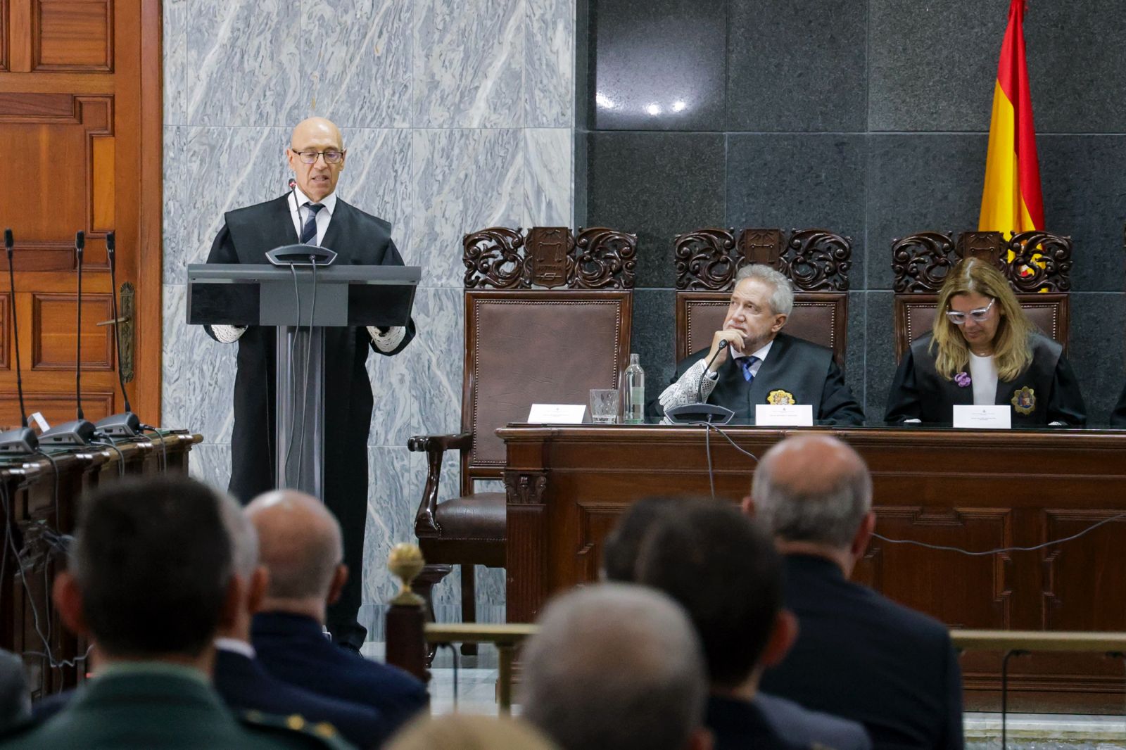 Imágenes de la toma de posesión de Parramón como presidente de la Audiencia Provincial de Las Palmas