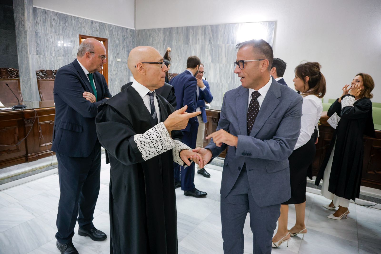 Imágenes de la toma de posesión de Parramón como presidente de la Audiencia Provincial de Las Palmas