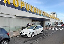 Actividad en el aeropuerto.