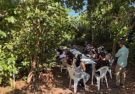 Esta actividad forma parte de un programa de dinamización del sector primario.