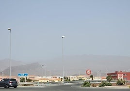 Imagen de la calima en Gran Canaria.