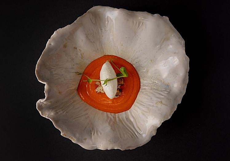 Plato de Germán Ortega y Víctor Valverde.