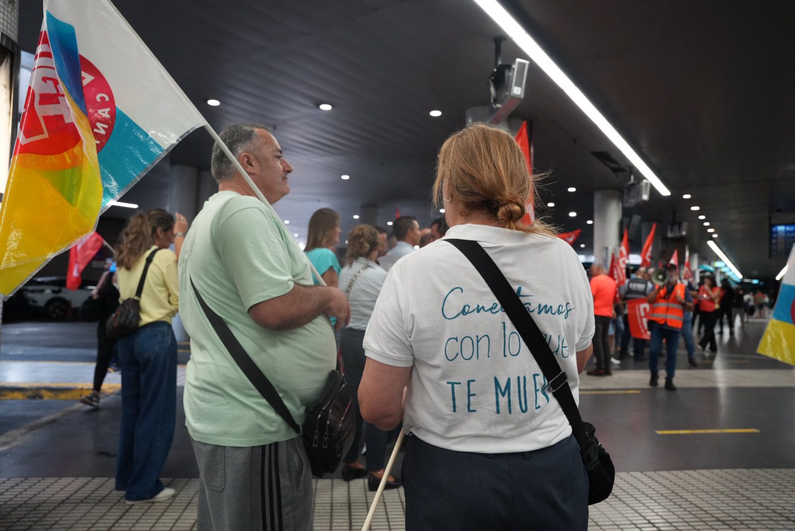 Huelga de transporte en Gran Canaria: las guaguas protestan para reclamar un convenio provincial
