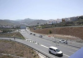 Imagen de archivo de trabajos que se han ejecutado en la carretera GC-20 en Arucas.