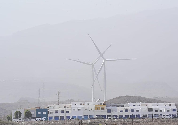 Calima en Gran Canaria.