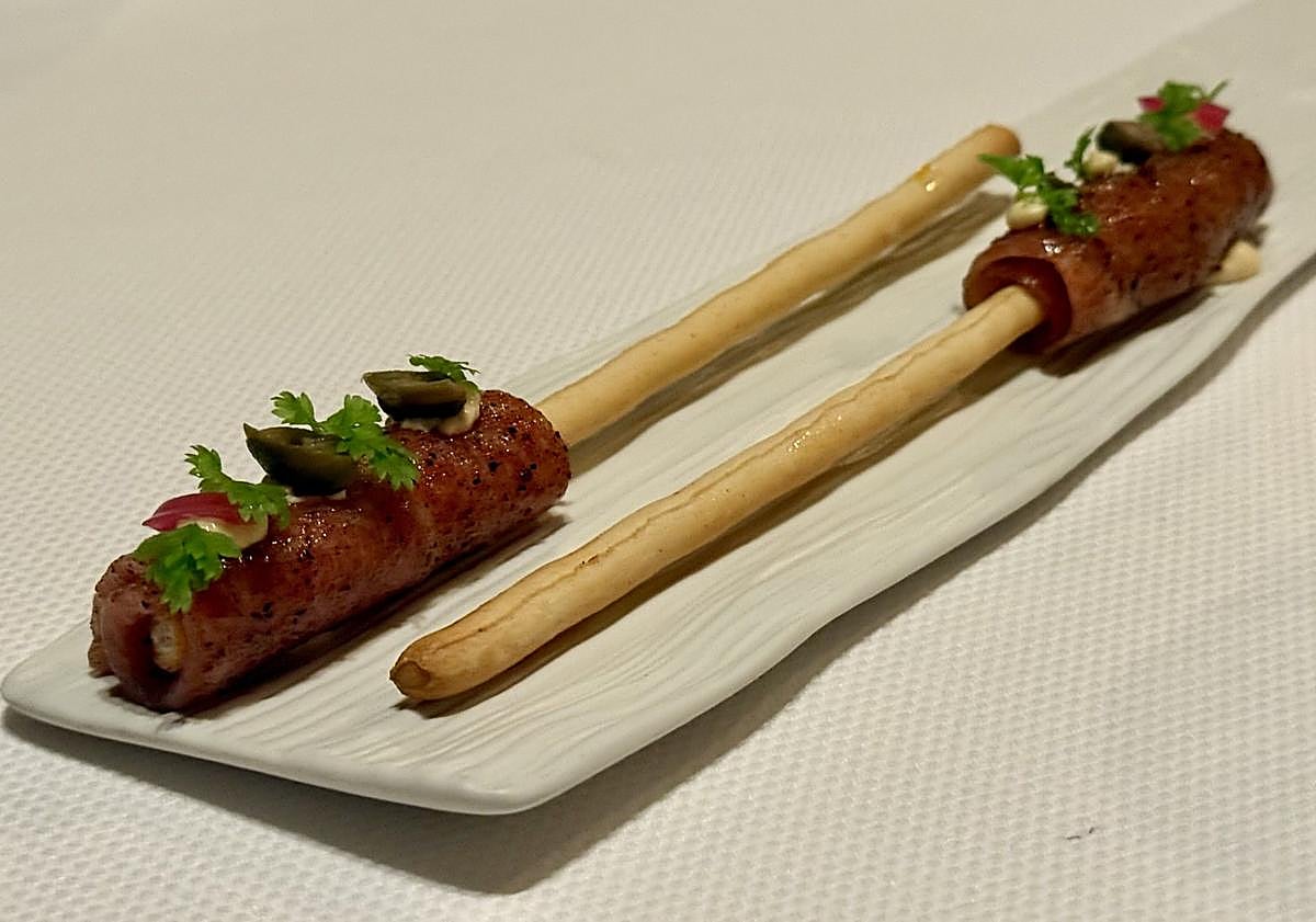 Imagen principal - Grissini, lubina y sancocho de Bevir by Lopesan