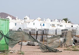 Obras que están pendiente de final en Tinasoria.