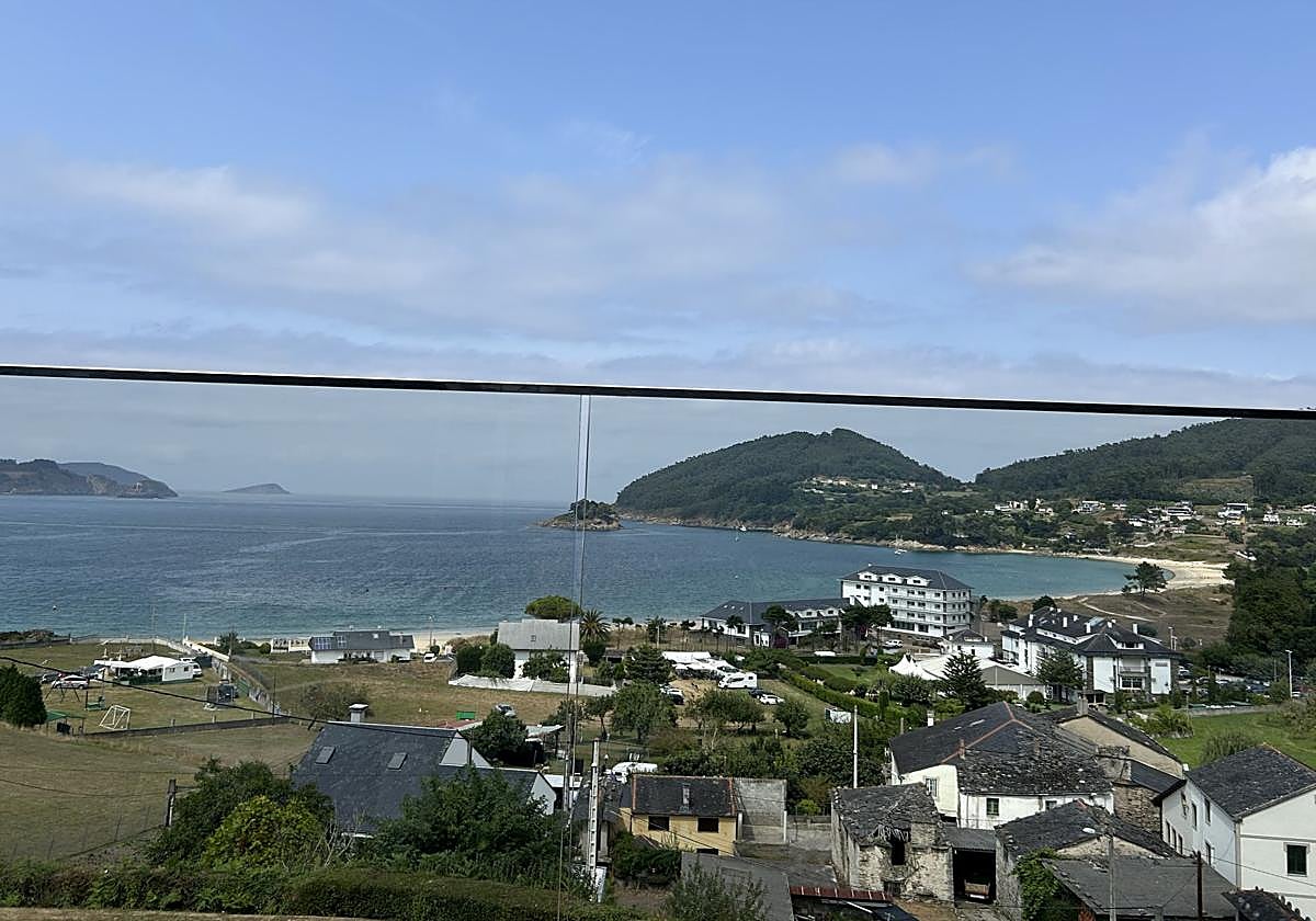 Desde la terraza de Casa Nito en Viveiro