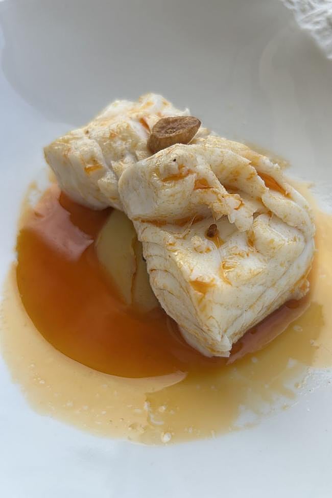 Merluza a la gallega. Casa Nito. Viveiro