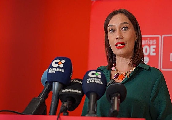 Nira Fierro, diputada y secretaria de Organización del PSOE en Canarias.
