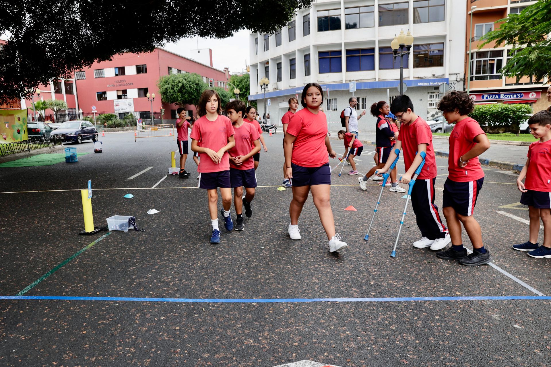 Nueva zona peatonal en el espacio urbano de Arenales