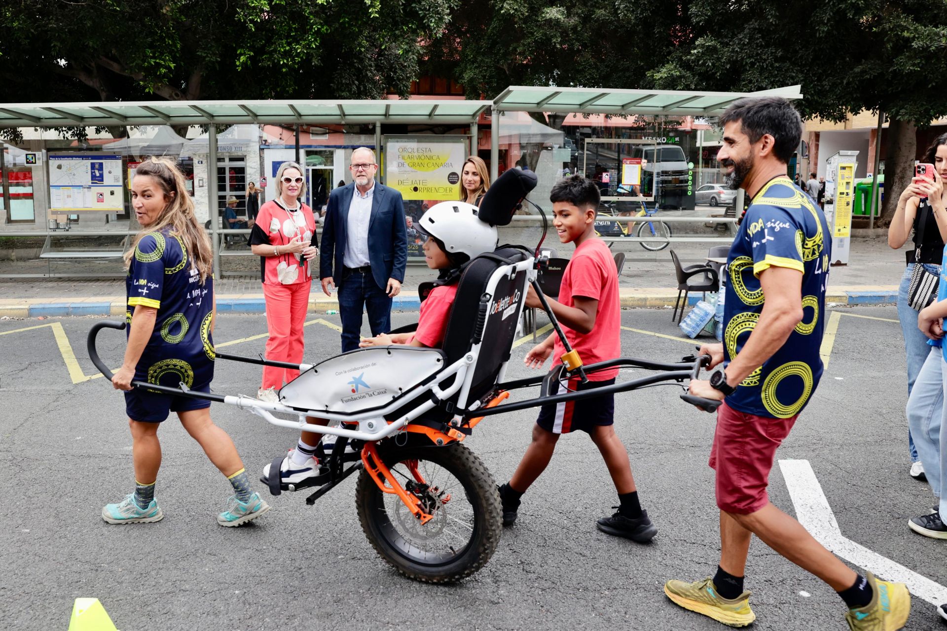 Nueva zona peatonal en el espacio urbano de Arenales