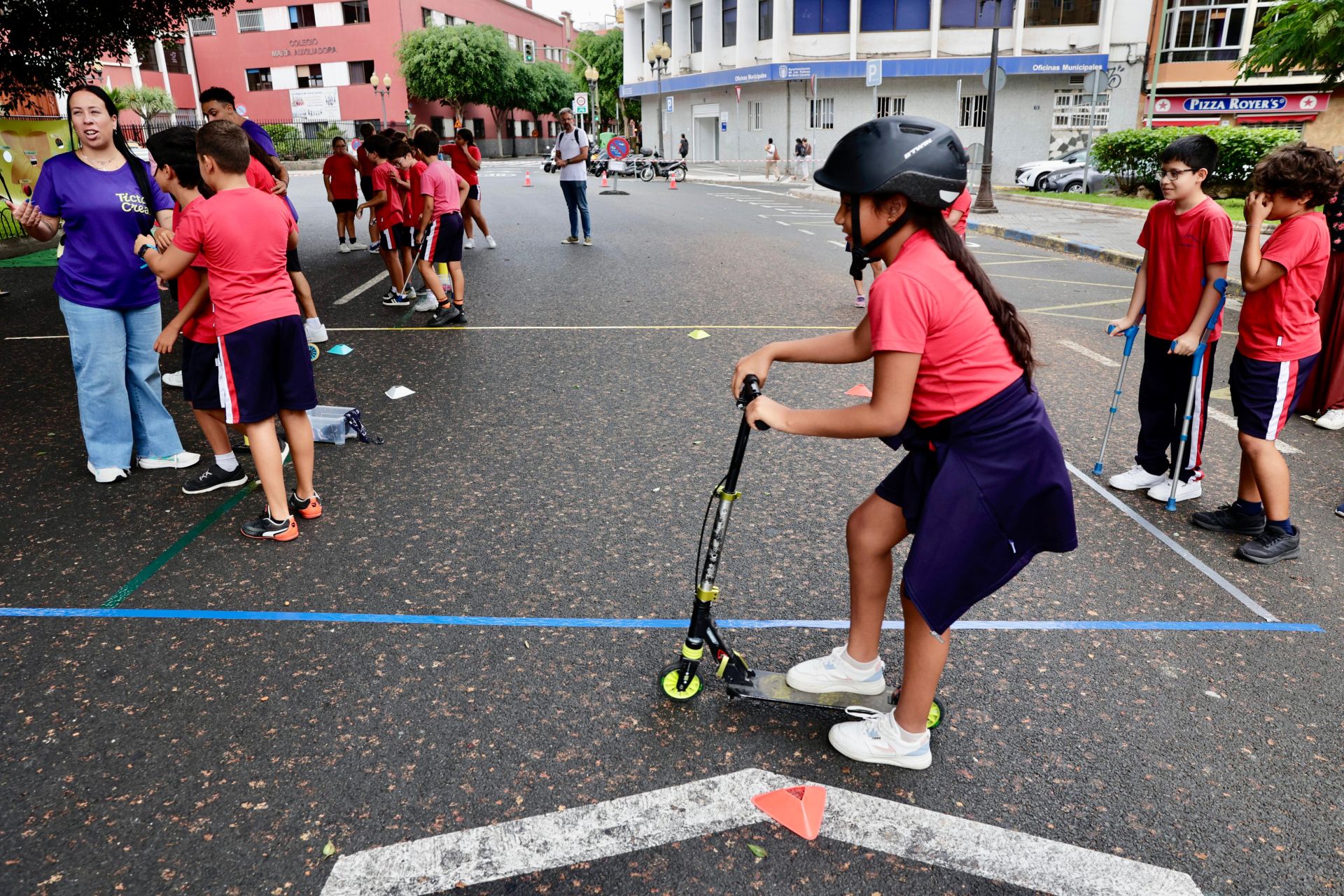 Nueva zona peatonal en el espacio urbano de Arenales