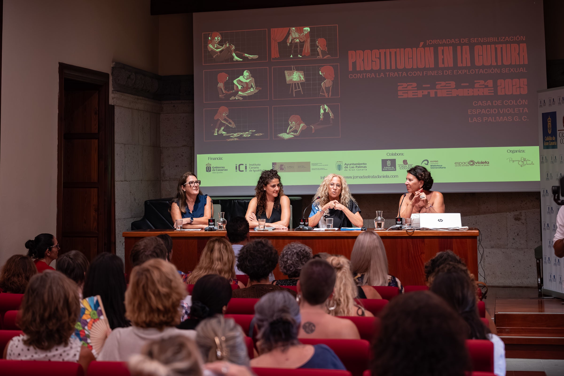 Inauguración de las Jornadas de Sensibilización en contra de la Trata con Fines de Explotación Sexual.