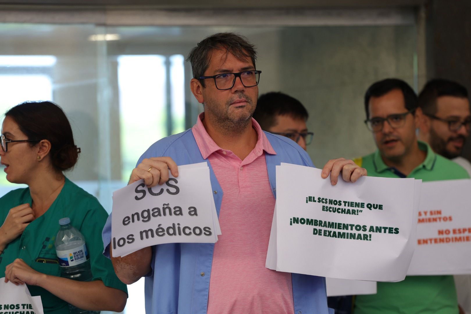 Los médicos arrancan la huelga por la estabilización