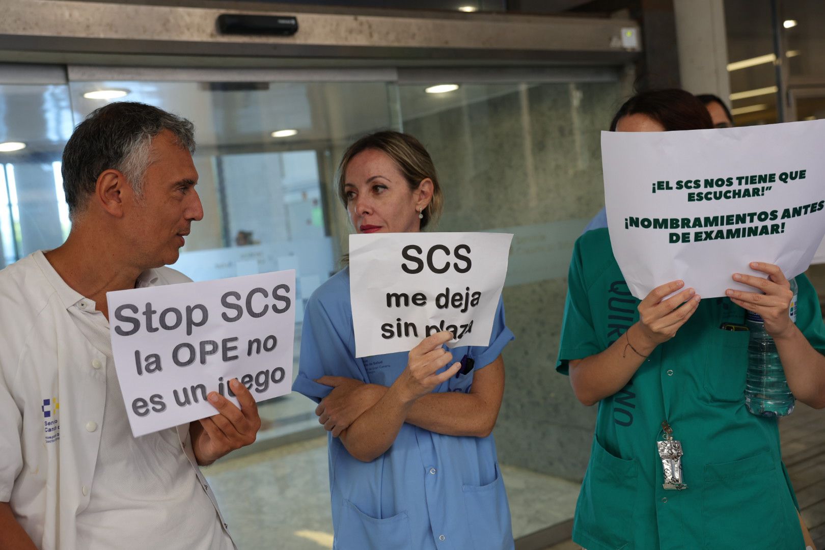 Los médicos arrancan la huelga por la estabilización