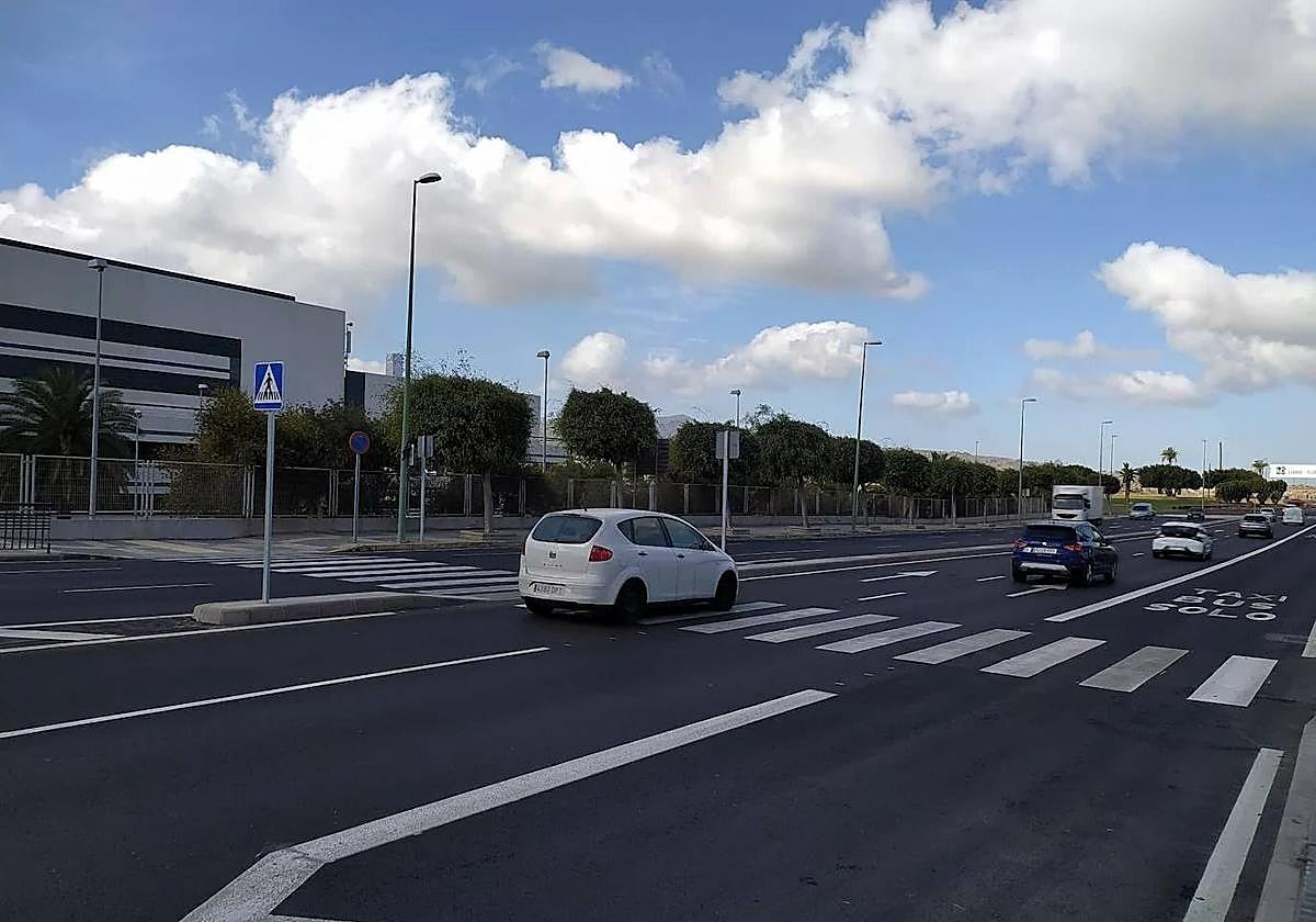 Imagen de archivo de un paso de peatones en Las Palmas de Gran Canaria.