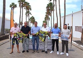 Imagen de la presentación de la Kopa Canarias de Pescas en Kayak.