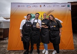 Ganadores en cocina y pastelería.