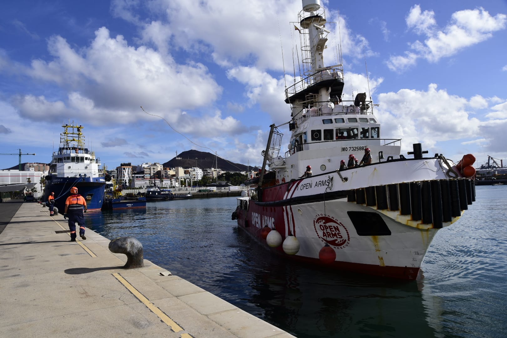 El Open Arms ya está en Las Palmas de Gran Canaria