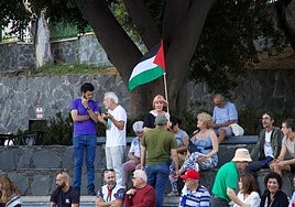 El parque Doramas acoge un acto en apoyo a la resistencia palestina