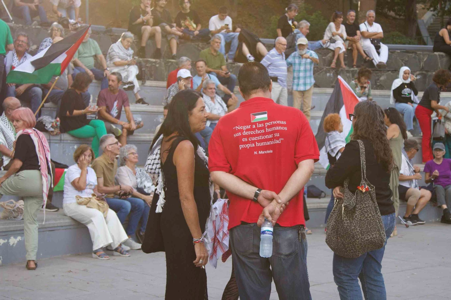 Acto en apoyo a la resistencia Palestina, voces locales e internacionales