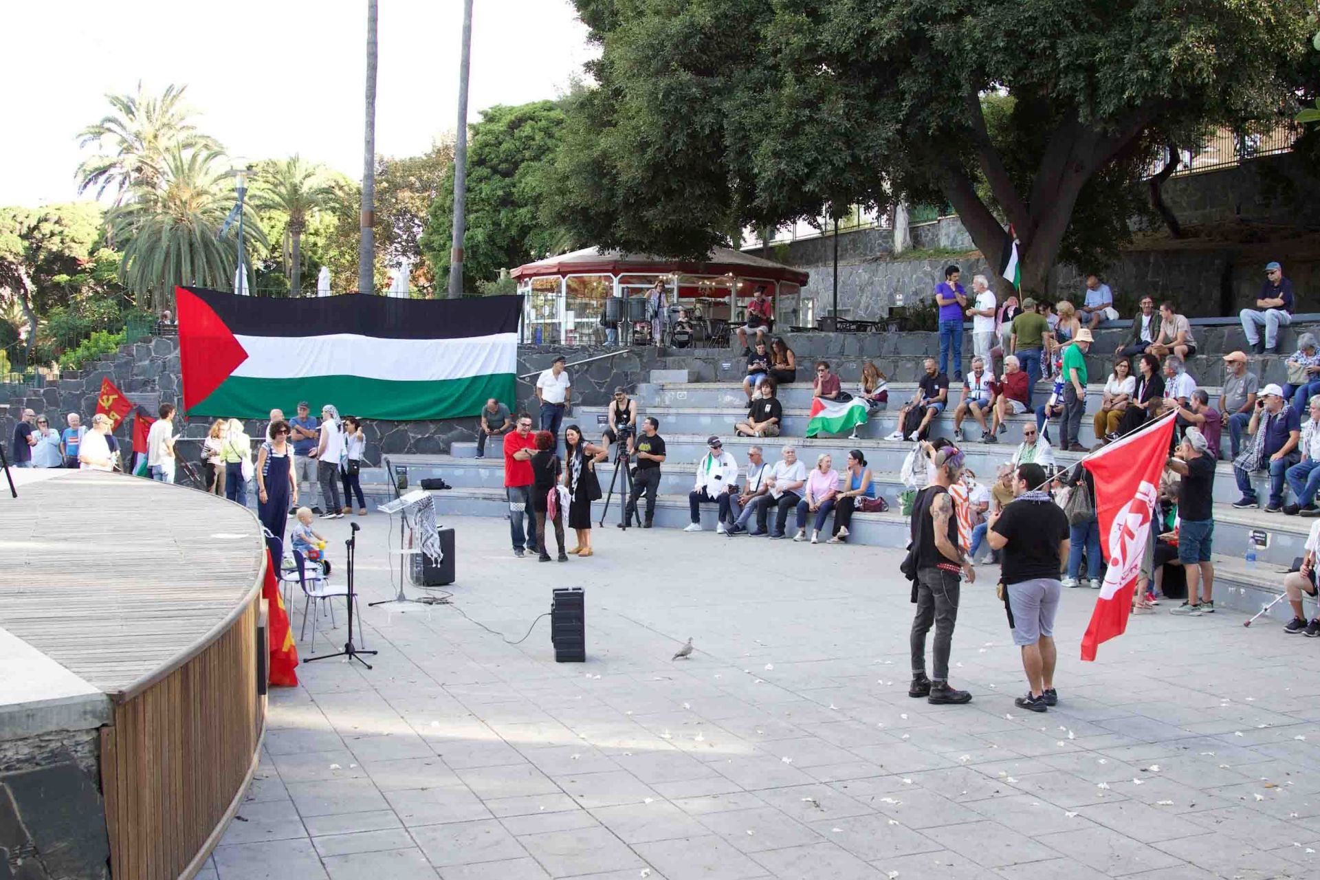 Acto en apoyo a la resistencia Palestina, voces locales e internacionales