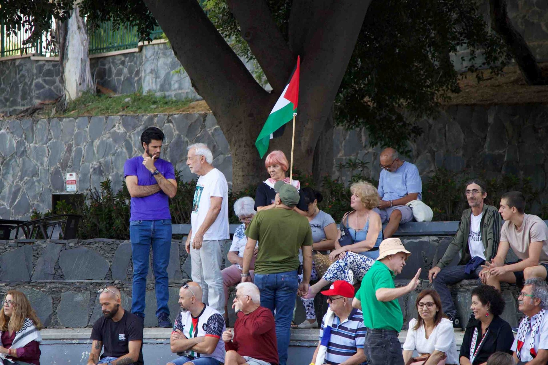 Acto en apoyo a la resistencia Palestina, voces locales e internacionales