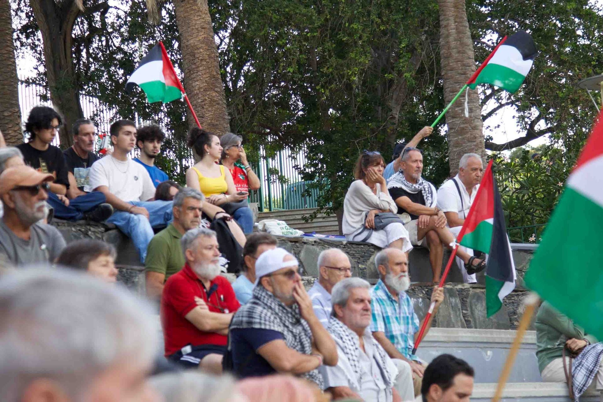 Acto en apoyo a la resistencia Palestina, voces locales e internacionales