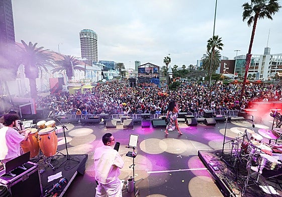 Concierto de carnaval en la última edición celebrada en Las Palmas de Gran Canaria.