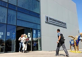 Fachada de las Oficinas Municipales de San Bartolomé de Tirajana.