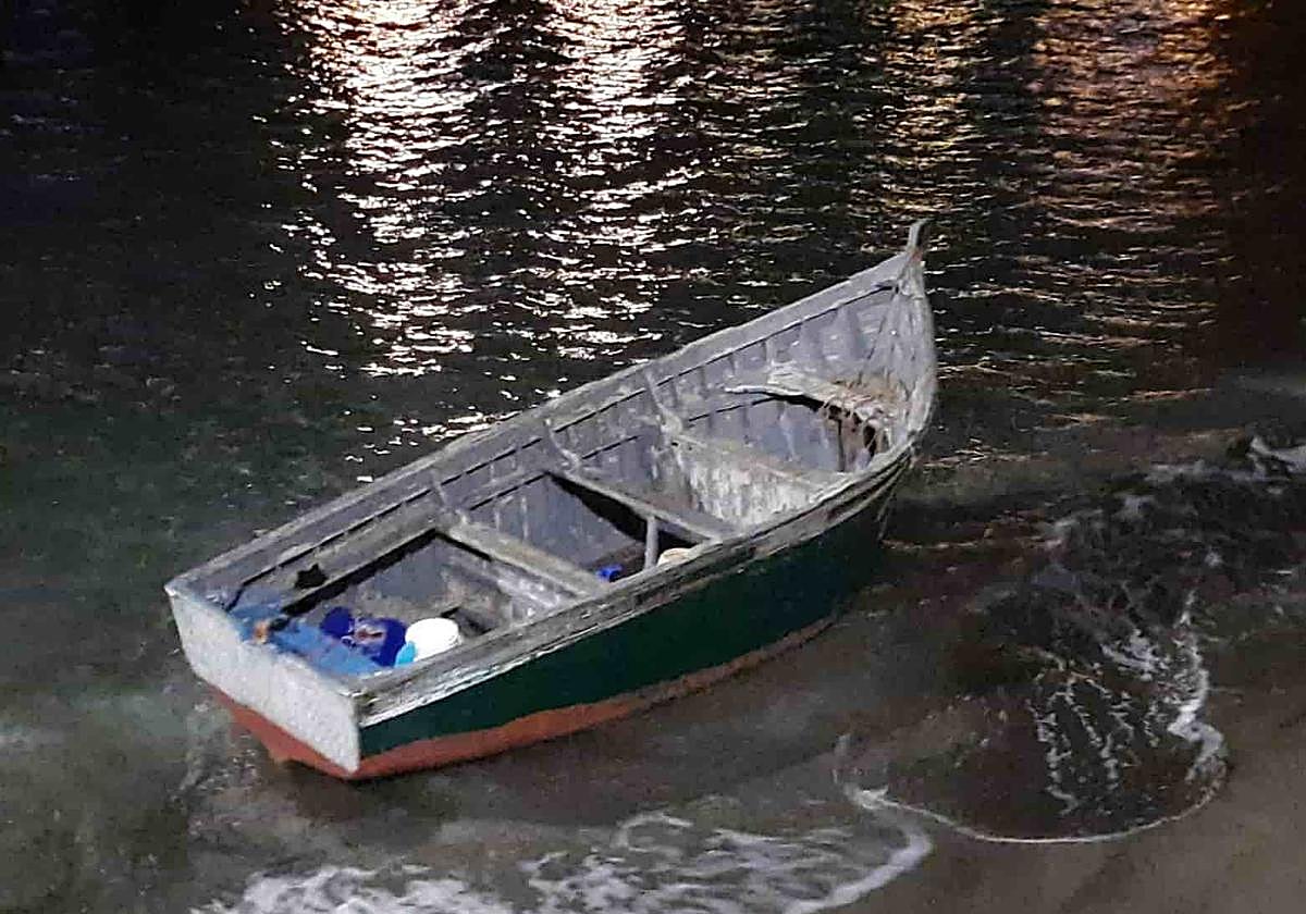 Imagen de una patera en Pozo Izquierdo.