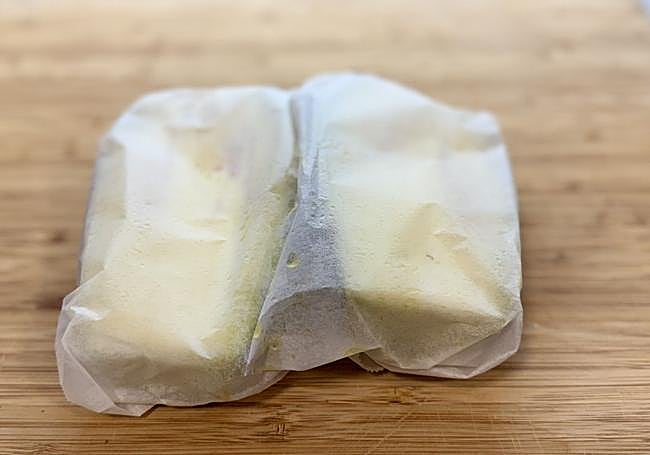 Hacemos un paquete y horneamos