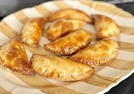 Empanadillas de berenjenas al horno