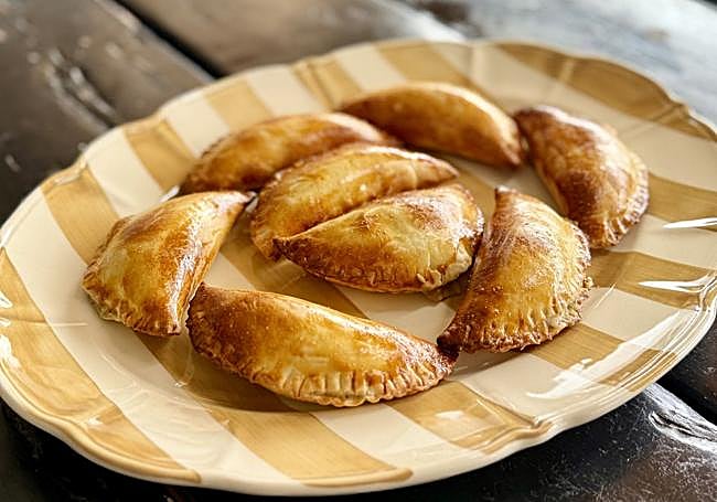 Empanadillas de berenjenas al horno